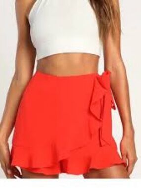 Coral colored skort NWOT